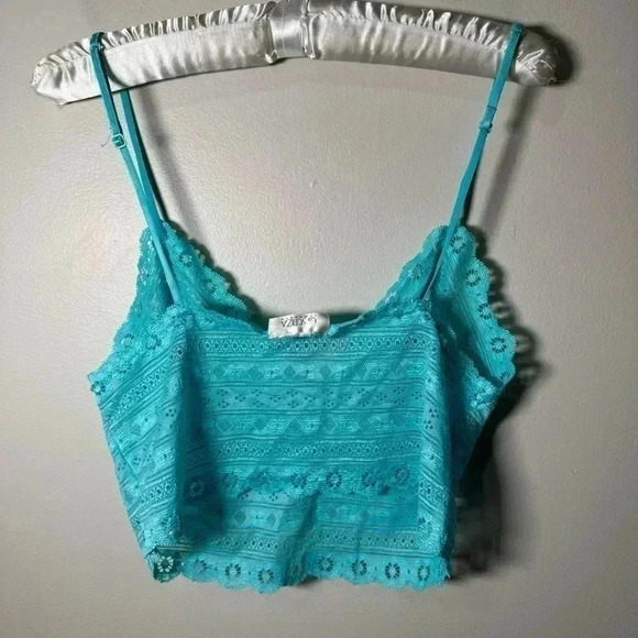 La Senza Y2K teal blue mermaid core/fairy  lingerie bra top M - Picture 4 of 5